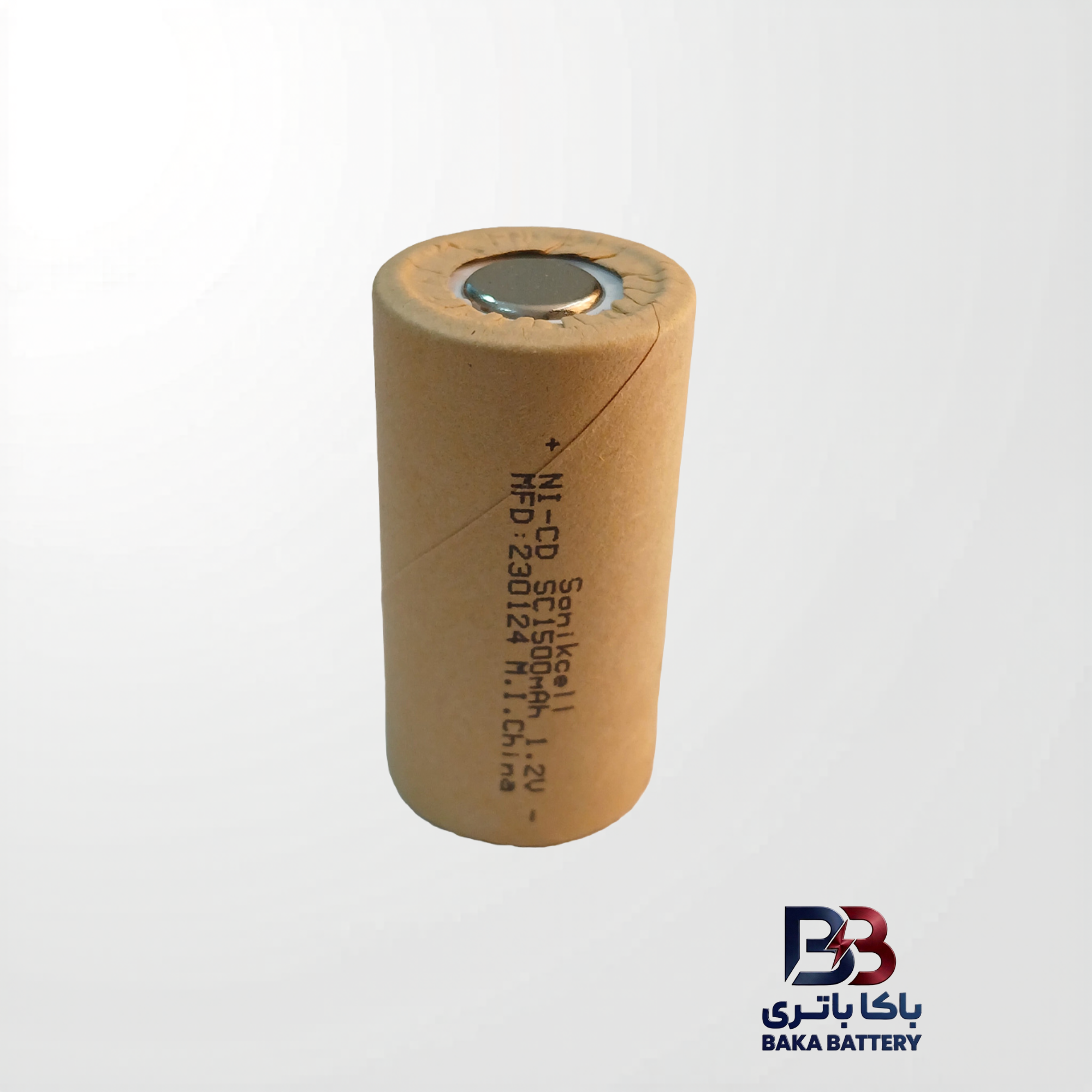 باتری نیکل کادمیوم 1.2 ولت 1500 میلی‌آمپر SC