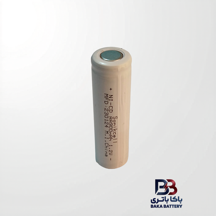 باتری نیکل کادمیوم Ni-Cd AA 1.2 V-900mAh