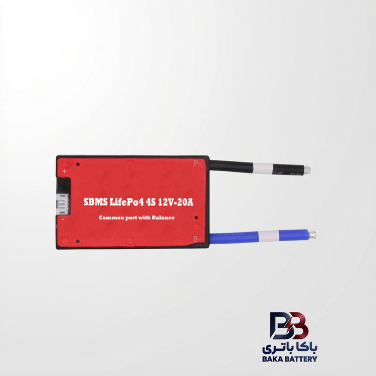برد 4 سلول لیتیوم فسفات 12 ولت 20 آمپر